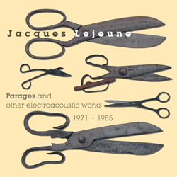 Jacques Lejeune - Parages and other electroacoustic works 1971-1985 3CD Box set